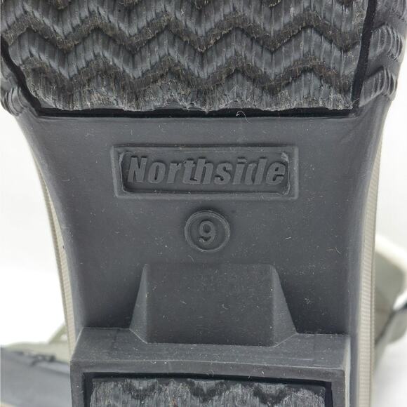 Northside Womens 9 Waterproof Insulated Snow Boot Olive Faux Fur Thinsulate - Picture 13 of 16